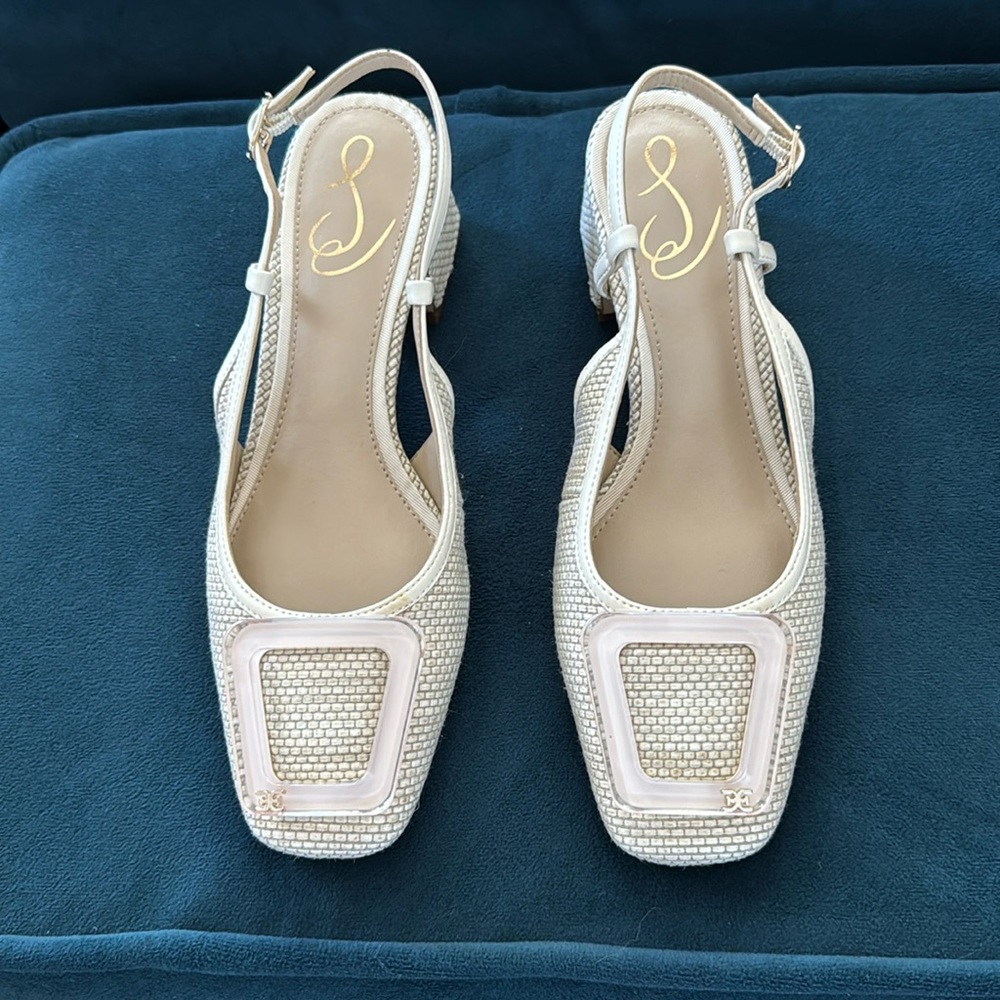 Sam Edelman Tracie Natural Slingback Pump 6M